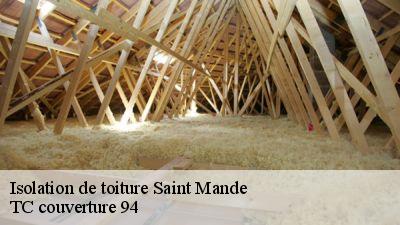 Isolation de toiture  saint-mande-94160 TC couverture 94