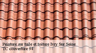 Peinture sur tuile et toiture  ivry-sur-seine-94200 TC couverture 94