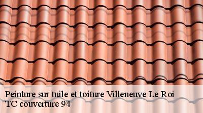 Peinture sur tuile et toiture  villeneuve-le-roi-94290 TC couverture 94