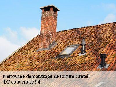 Nettoyage demoussage de toiture  creteil-94000 TC couverture 94