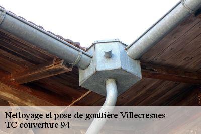 Nettoyage et pose de gouttière  villecresnes-94440 TC couverture 94